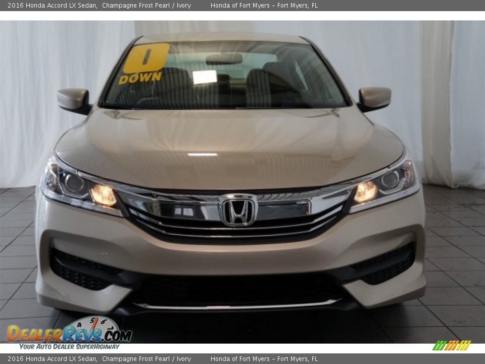 2016 Honda Accord LX Sedan Champagne Frost Pearl / Ivory Photo #4