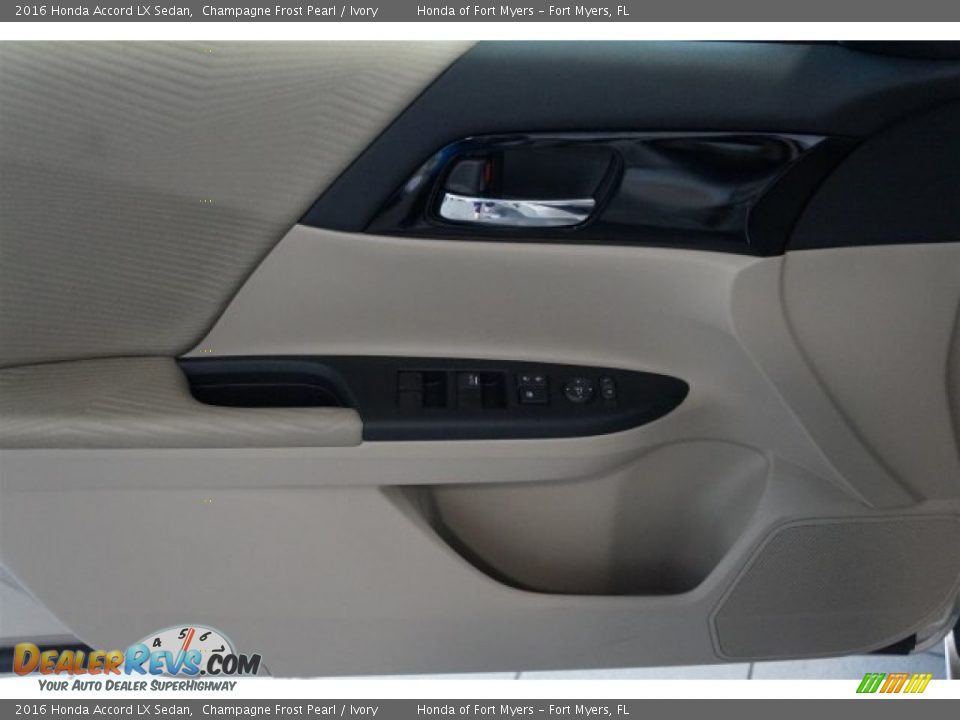 2016 Honda Accord LX Sedan Champagne Frost Pearl / Ivory Photo #6