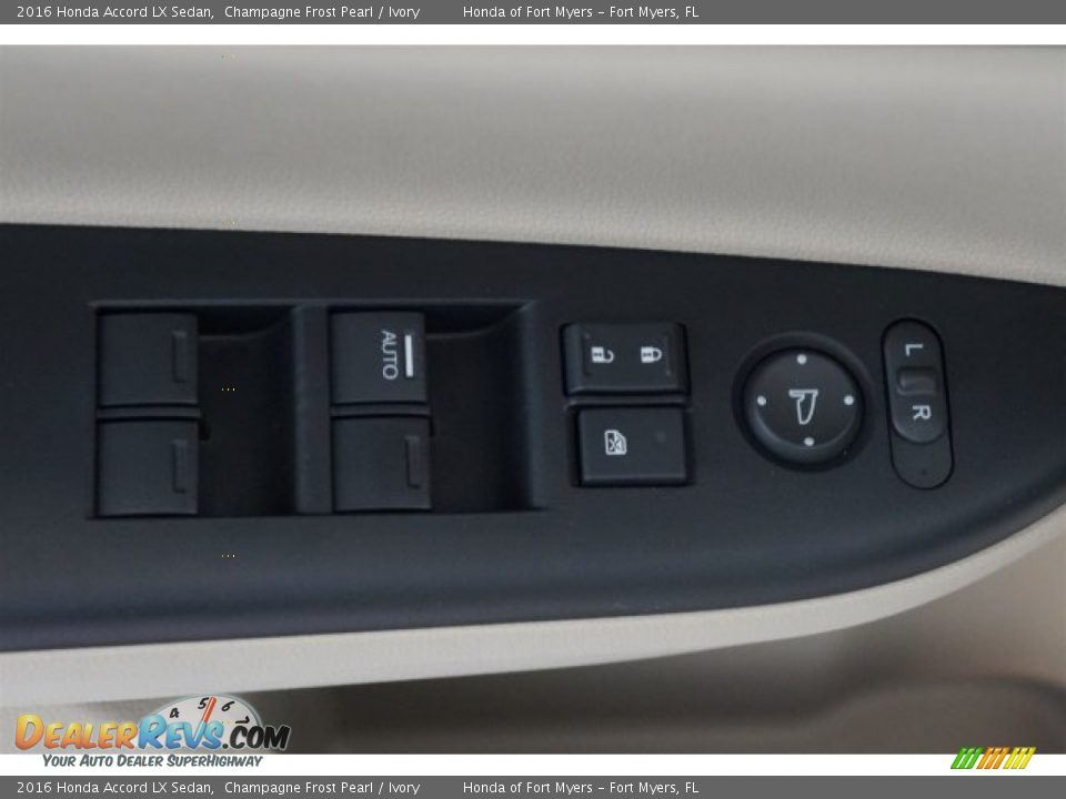 2016 Honda Accord LX Sedan Champagne Frost Pearl / Ivory Photo #7