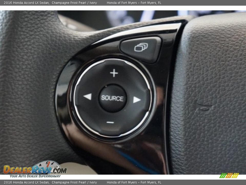 2016 Honda Accord LX Sedan Champagne Frost Pearl / Ivory Photo #11