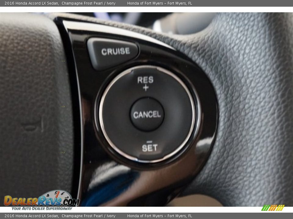 2016 Honda Accord LX Sedan Champagne Frost Pearl / Ivory Photo #13