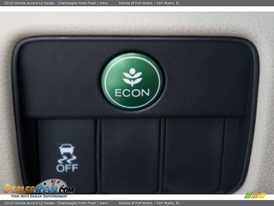 2016 Honda Accord LX Sedan Champagne Frost Pearl / Ivory Photo #19