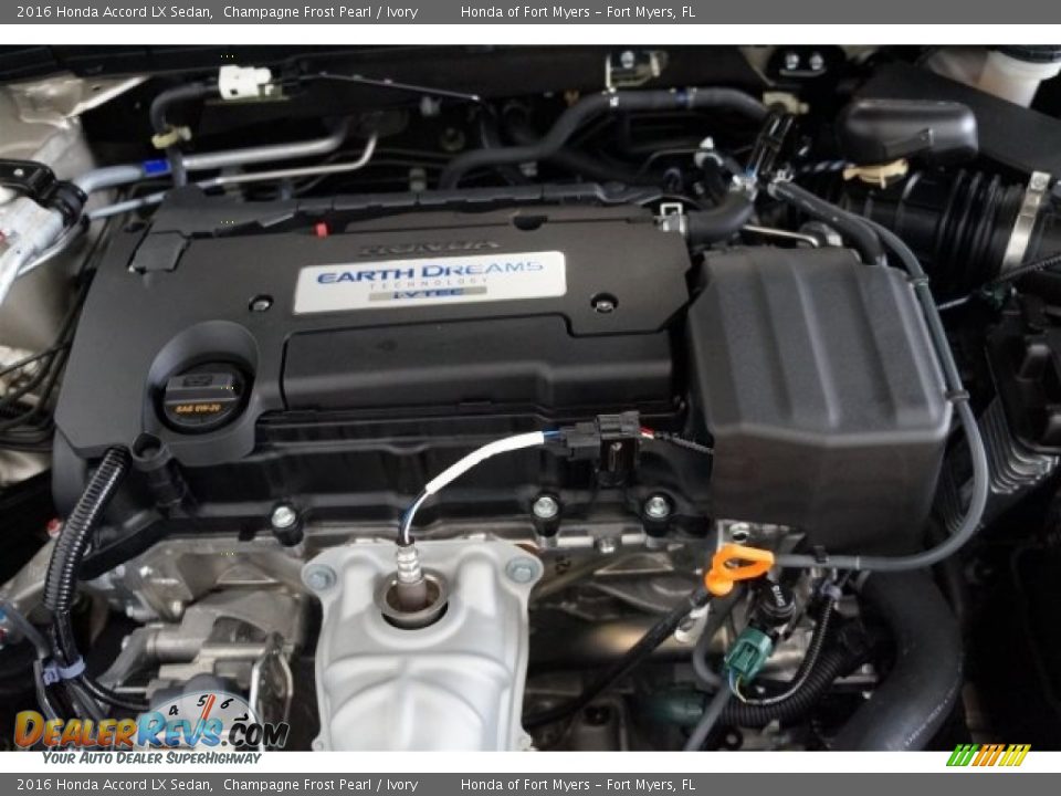 2016 Honda Accord LX Sedan Champagne Frost Pearl / Ivory Photo #23