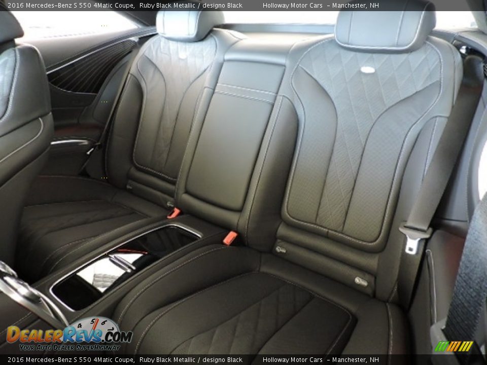 Rear Seat of 2016 Mercedes-Benz S 550 4Matic Coupe Photo #7