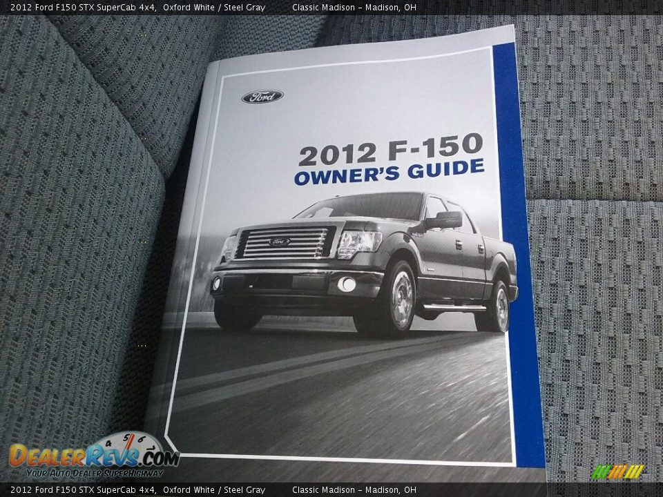 2012 Ford F150 STX SuperCab 4x4 Oxford White / Steel Gray Photo #11