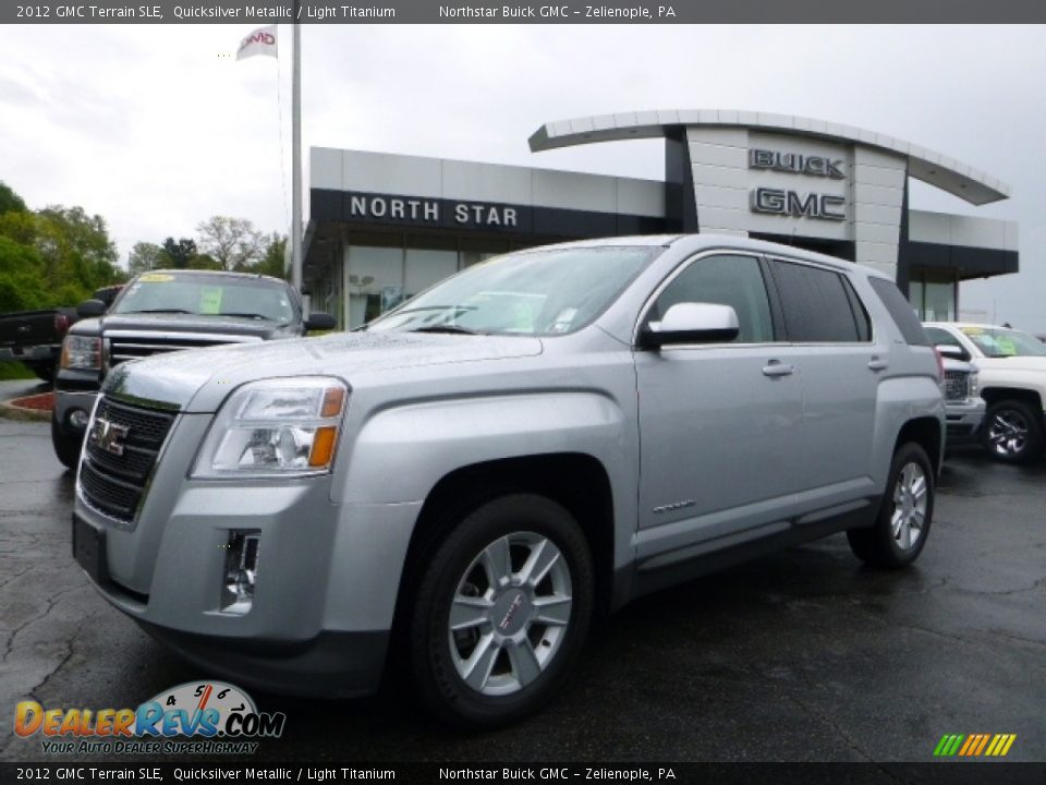 2012 GMC Terrain SLE Quicksilver Metallic / Light Titanium Photo #1