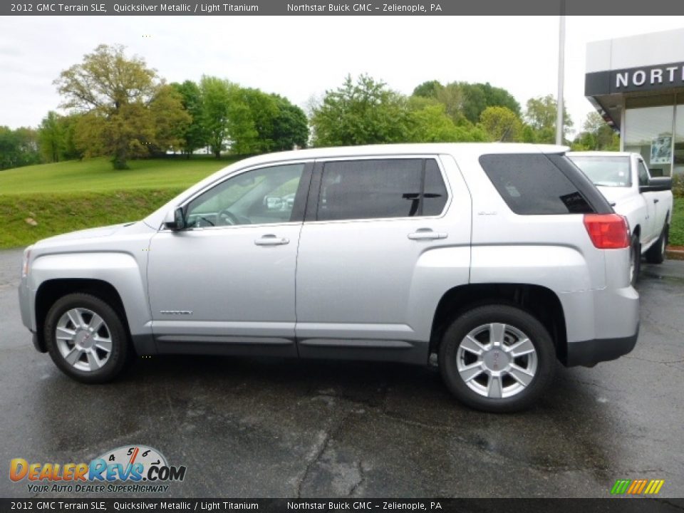 2012 GMC Terrain SLE Quicksilver Metallic / Light Titanium Photo #3