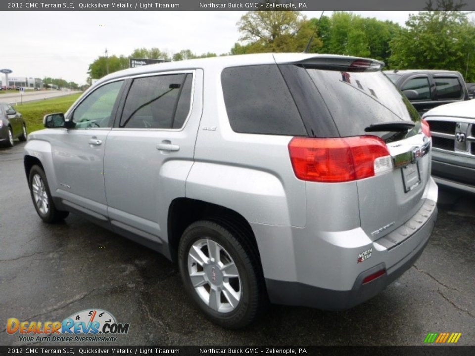 2012 GMC Terrain SLE Quicksilver Metallic / Light Titanium Photo #4