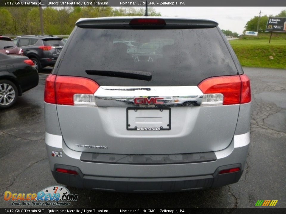 2012 GMC Terrain SLE Quicksilver Metallic / Light Titanium Photo #5