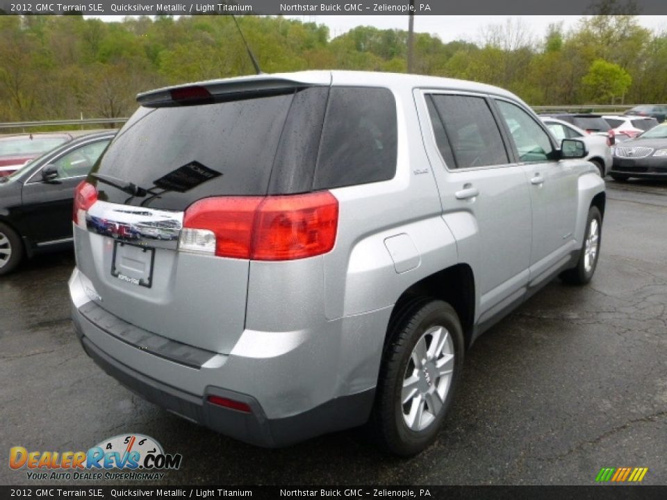 2012 GMC Terrain SLE Quicksilver Metallic / Light Titanium Photo #6