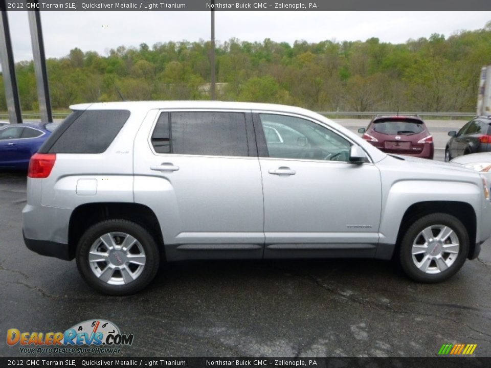 2012 GMC Terrain SLE Quicksilver Metallic / Light Titanium Photo #7