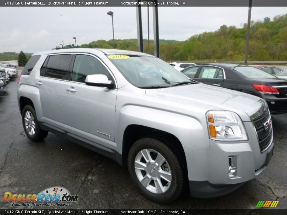 2012 GMC Terrain SLE Quicksilver Metallic / Light Titanium Photo #8