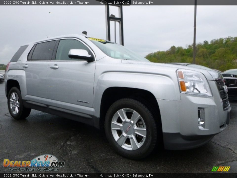 2012 GMC Terrain SLE Quicksilver Metallic / Light Titanium Photo #9
