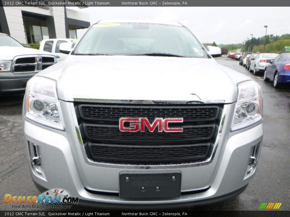 2012 GMC Terrain SLE Quicksilver Metallic / Light Titanium Photo #10
