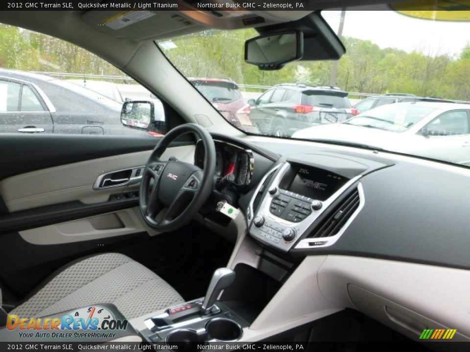 2012 GMC Terrain SLE Quicksilver Metallic / Light Titanium Photo #13