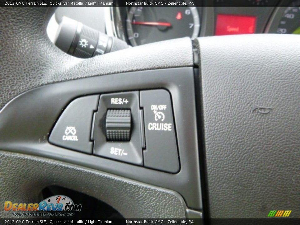 2012 GMC Terrain SLE Quicksilver Metallic / Light Titanium Photo #28