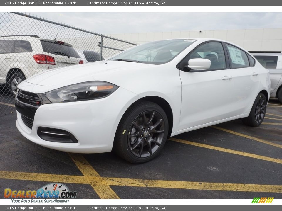 2016 Dodge Dart SE Bright White / Black Photo #1
