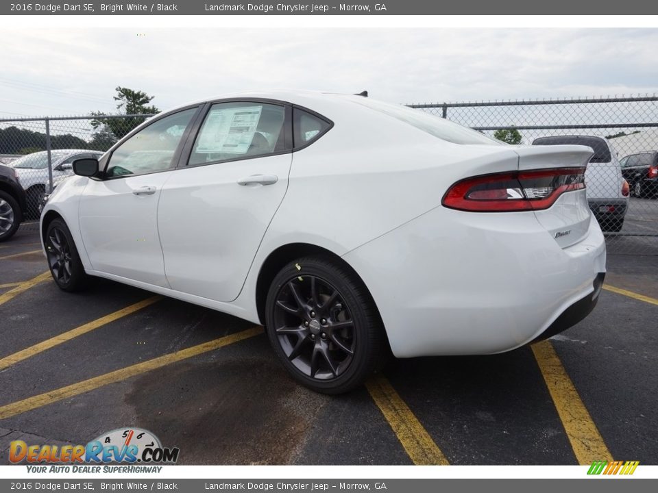 2016 Dodge Dart SE Bright White / Black Photo #2
