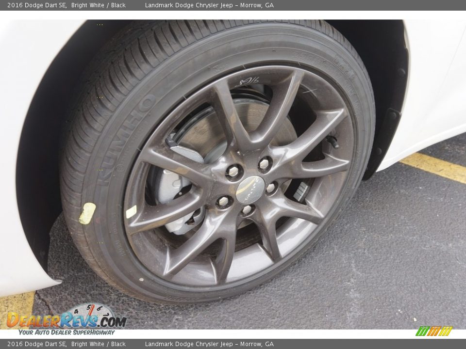 2016 Dodge Dart SE Bright White / Black Photo #3
