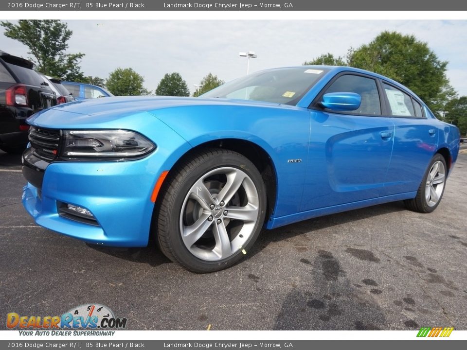 2016 Dodge Charger R/T B5 Blue Pearl / Black Photo #1