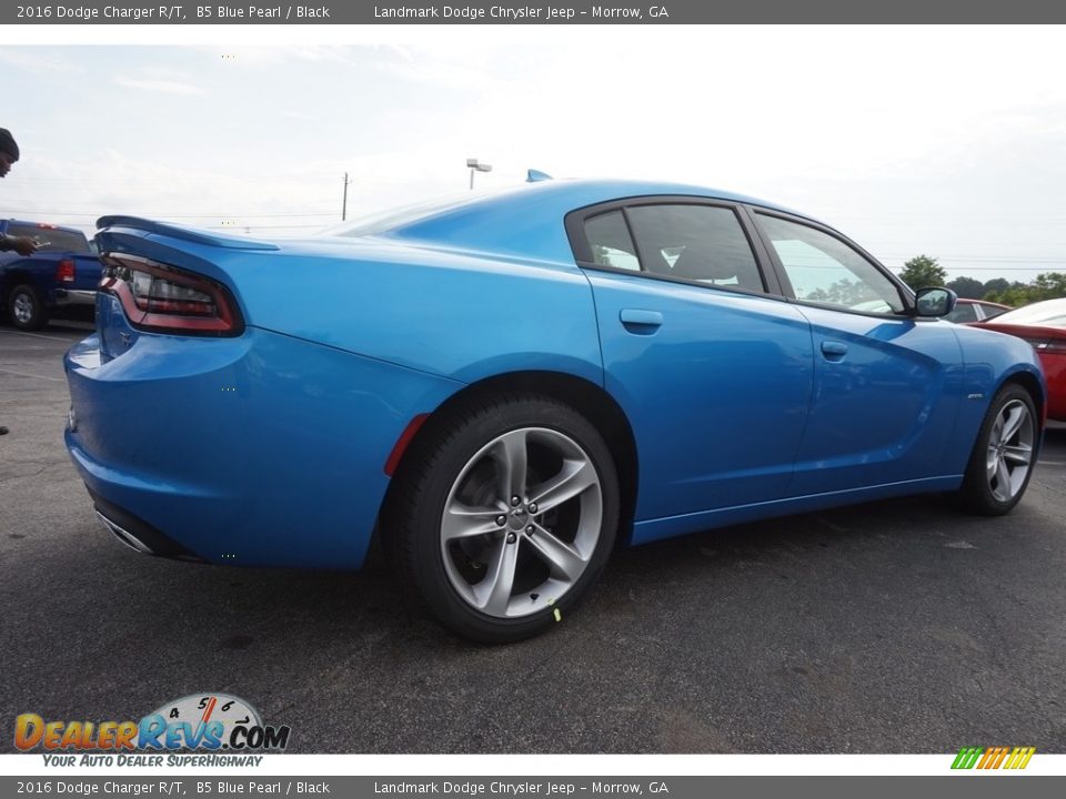 2016 Dodge Charger R/T B5 Blue Pearl / Black Photo #3