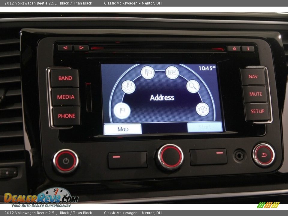 2012 Volkswagen Beetle 2.5L Black / Titan Black Photo #9