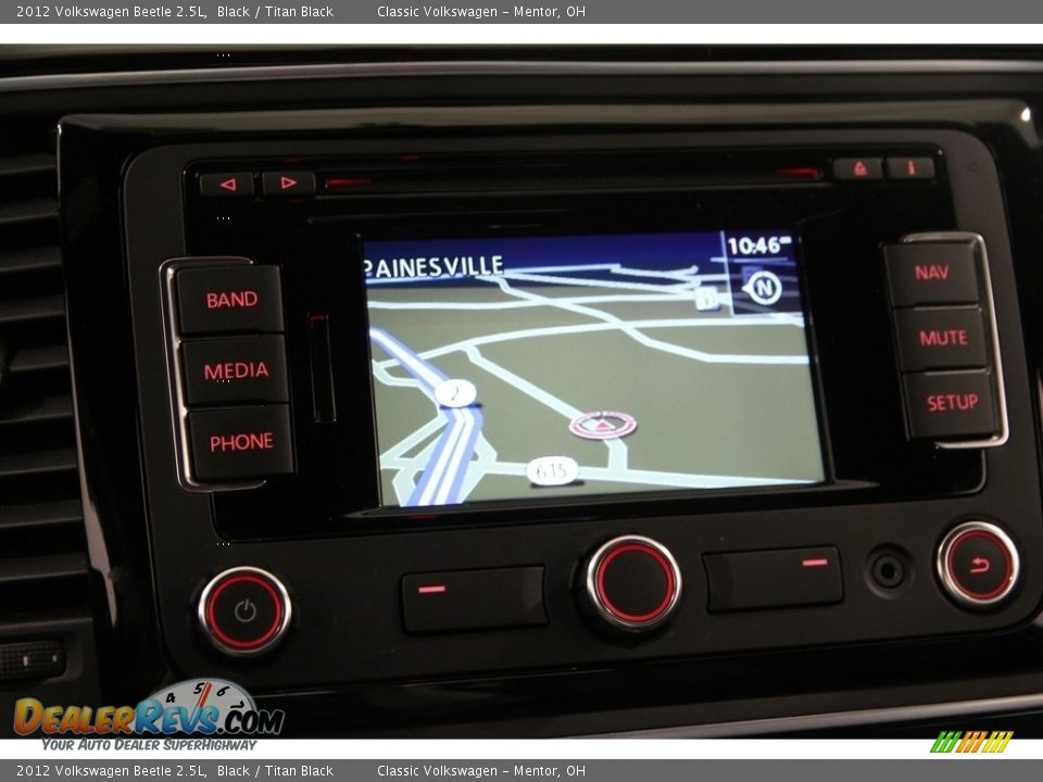 2012 Volkswagen Beetle 2.5L Black / Titan Black Photo #10