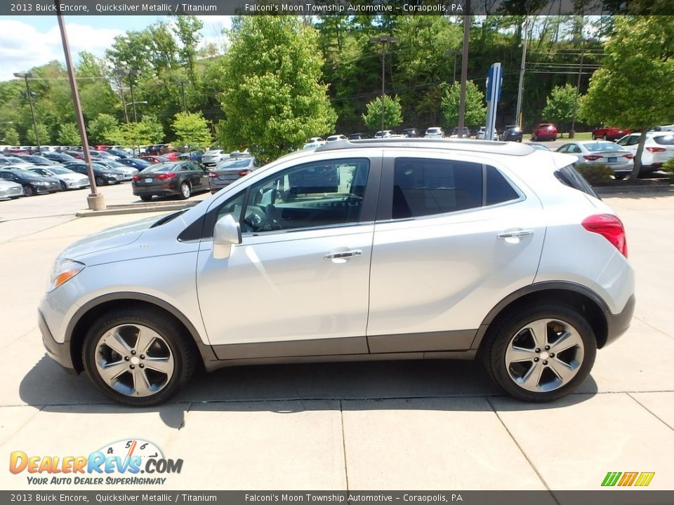 2013 Buick Encore Quicksilver Metallic / Titanium Photo #6