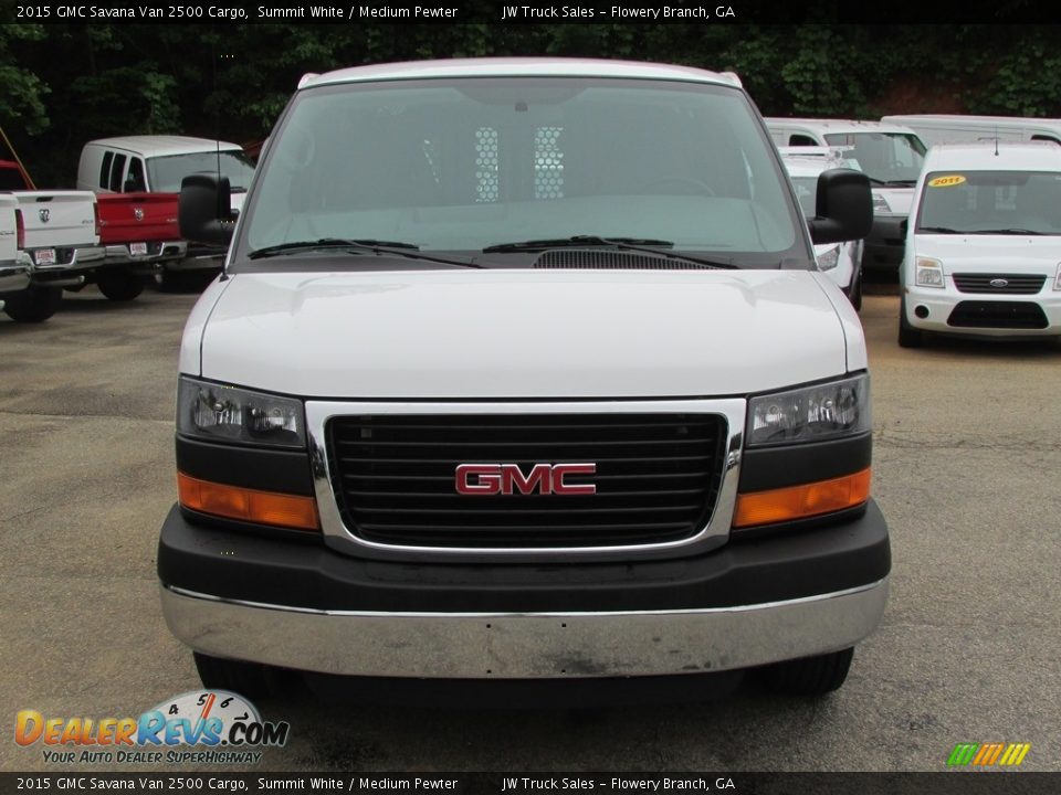 2015 GMC Savana Van 2500 Cargo Summit White / Medium Pewter Photo #2