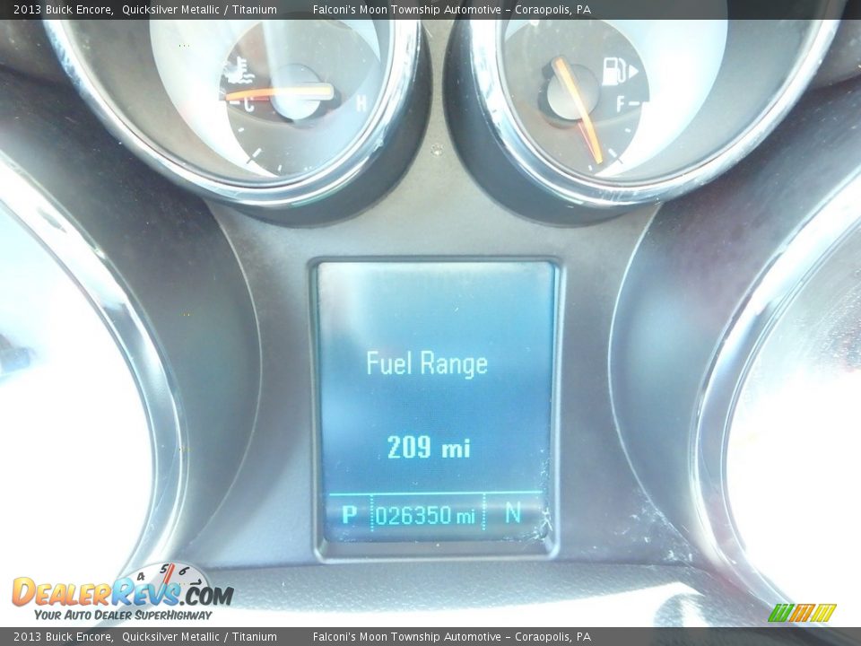 2013 Buick Encore Quicksilver Metallic / Titanium Photo #24