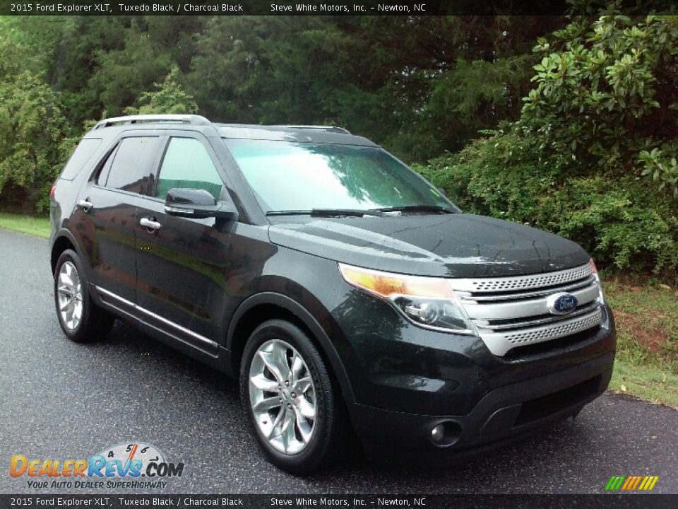 2015 Ford Explorer XLT Tuxedo Black / Charcoal Black Photo #6