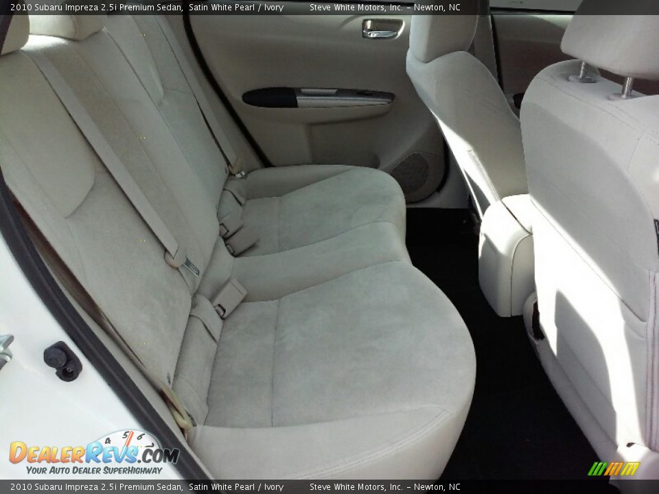 2010 Subaru Impreza 2.5i Premium Sedan Satin White Pearl / Ivory Photo #21