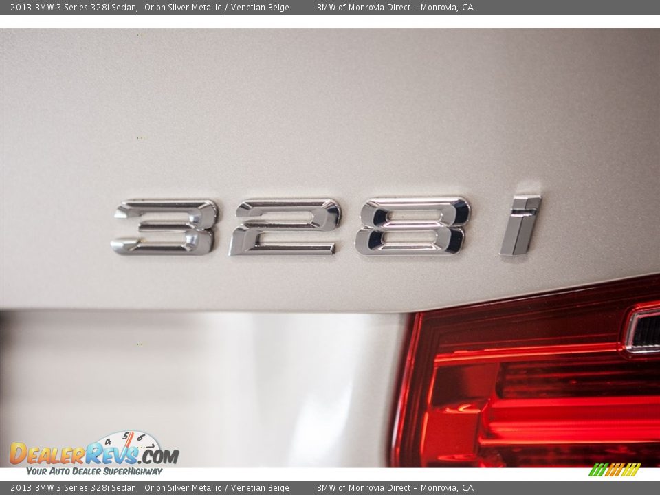 2013 BMW 3 Series 328i Sedan Orion Silver Metallic / Venetian Beige Photo #7