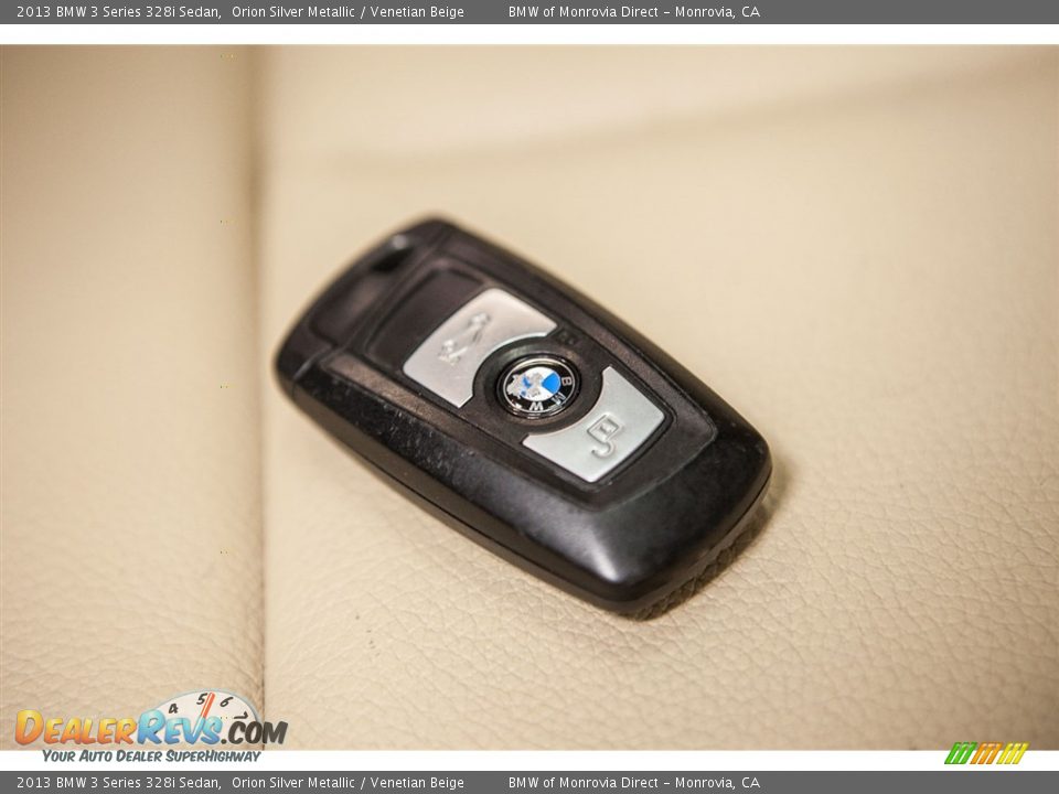 2013 BMW 3 Series 328i Sedan Orion Silver Metallic / Venetian Beige Photo #11
