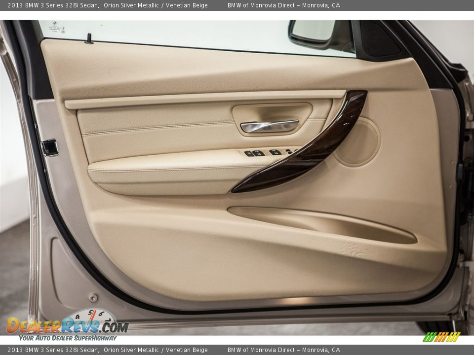 2013 BMW 3 Series 328i Sedan Orion Silver Metallic / Venetian Beige Photo #22