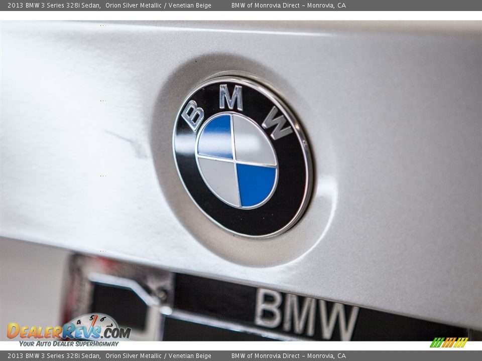 2013 BMW 3 Series 328i Sedan Orion Silver Metallic / Venetian Beige Photo #29