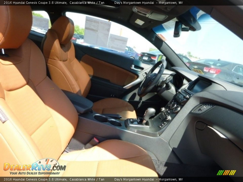 Front Seat of 2016 Hyundai Genesis Coupe 3.8 Ultimate Photo #3