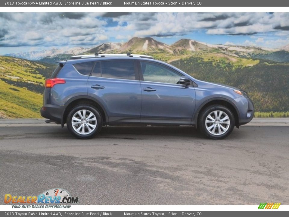 2013 Toyota RAV4 Limited AWD Shoreline Blue Pearl / Black Photo #2