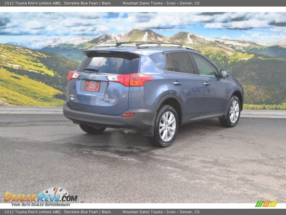 2013 Toyota RAV4 Limited AWD Shoreline Blue Pearl / Black Photo #3