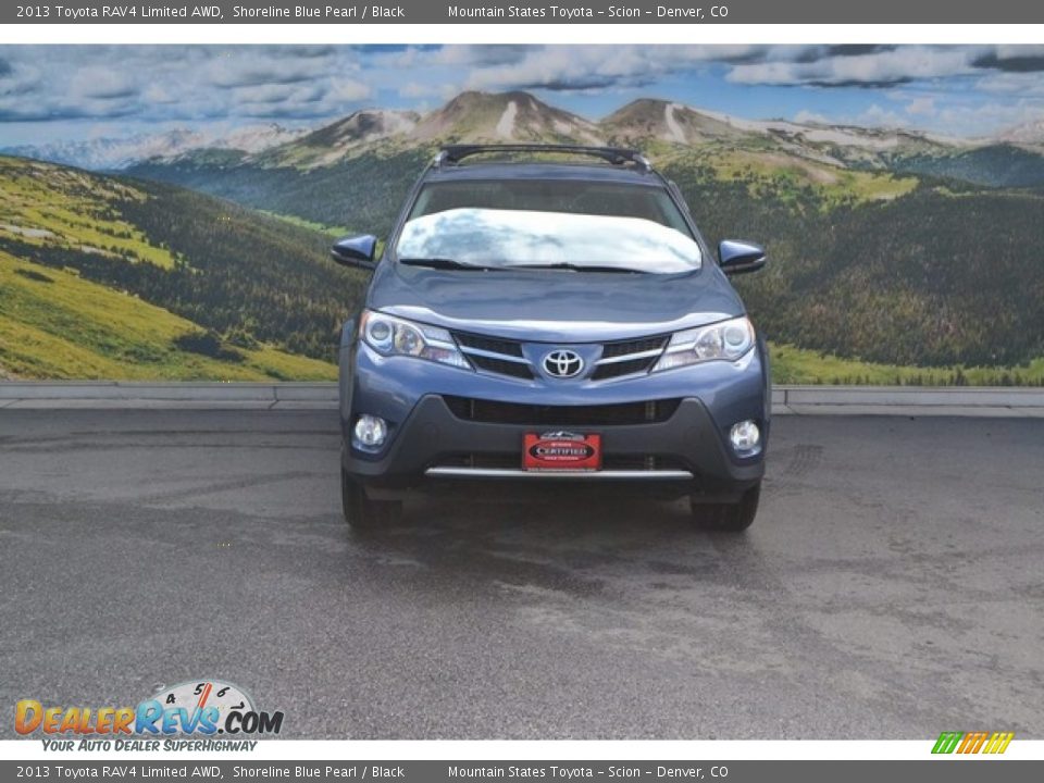 2013 Toyota RAV4 Limited AWD Shoreline Blue Pearl / Black Photo #4