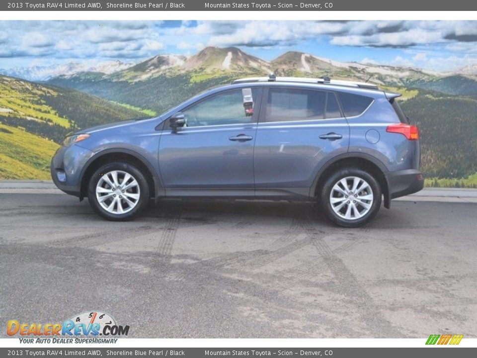 2013 Toyota RAV4 Limited AWD Shoreline Blue Pearl / Black Photo #6