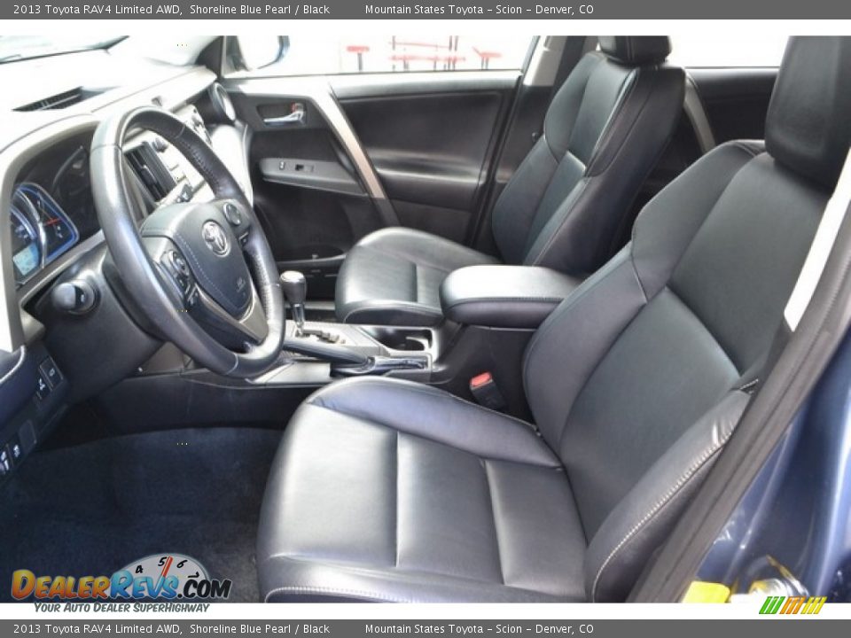 2013 Toyota RAV4 Limited AWD Shoreline Blue Pearl / Black Photo #11