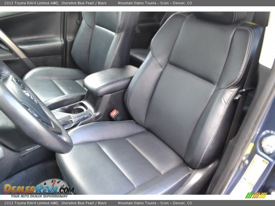 2013 Toyota RAV4 Limited AWD Shoreline Blue Pearl / Black Photo #12