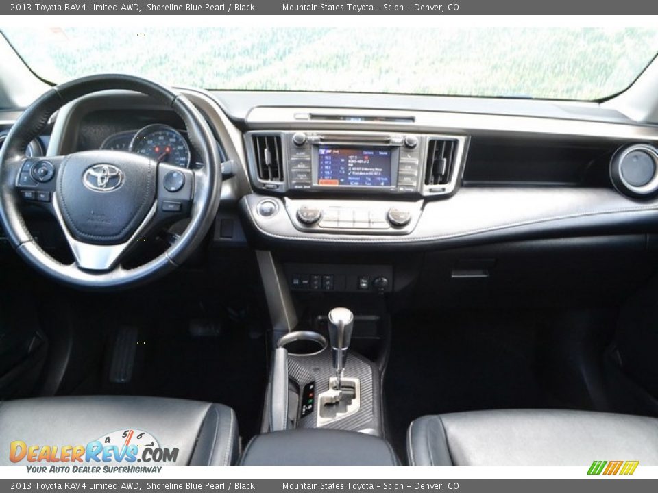 2013 Toyota RAV4 Limited AWD Shoreline Blue Pearl / Black Photo #13
