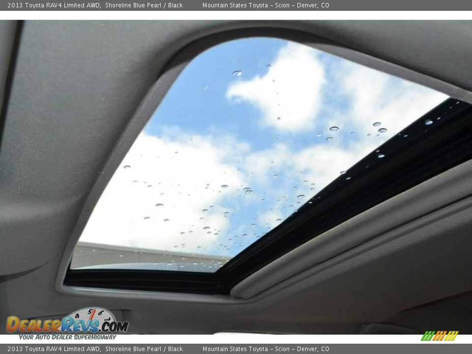 2013 Toyota RAV4 Limited AWD Shoreline Blue Pearl / Black Photo #14