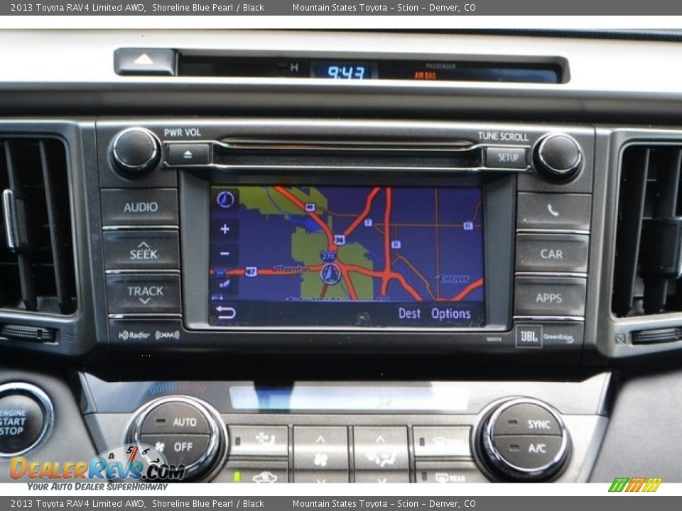 2013 Toyota RAV4 Limited AWD Shoreline Blue Pearl / Black Photo #16