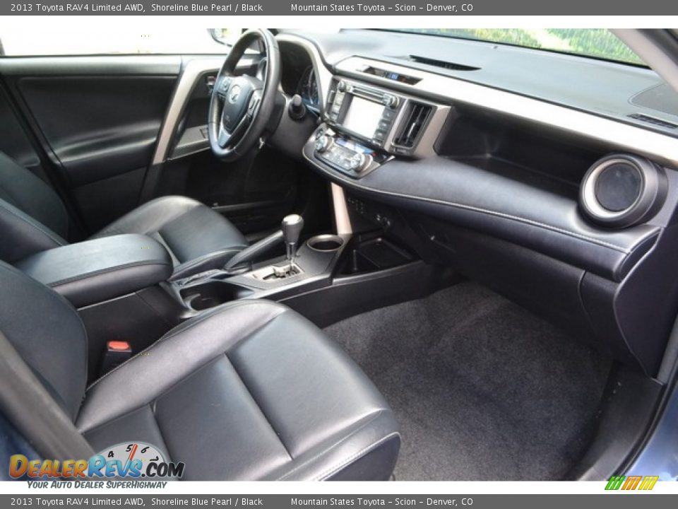 2013 Toyota RAV4 Limited AWD Shoreline Blue Pearl / Black Photo #17