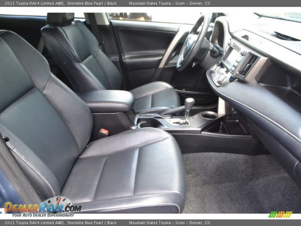 2013 Toyota RAV4 Limited AWD Shoreline Blue Pearl / Black Photo #18