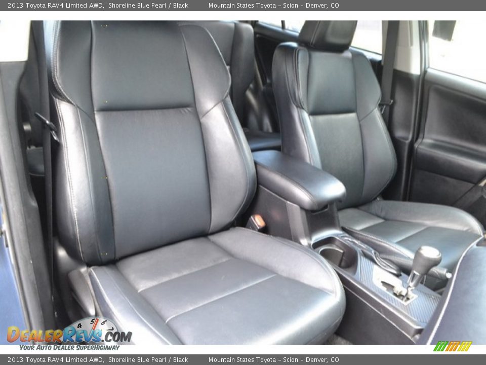 2013 Toyota RAV4 Limited AWD Shoreline Blue Pearl / Black Photo #19