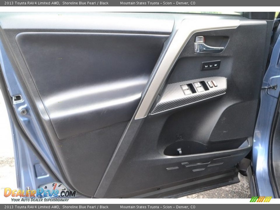 2013 Toyota RAV4 Limited AWD Shoreline Blue Pearl / Black Photo #25